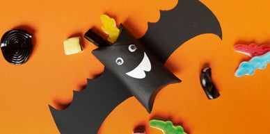 DIY – Boîte à bonbons chauve-souris pour Halloween