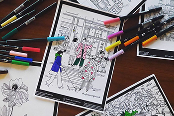 3 projets artistiques pour occuper les enfants à la maison :  un cahier de 100 coloriages