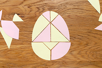 DIY Tangram de Pâques : étape 4